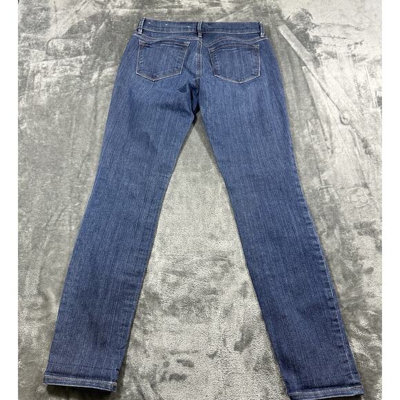 Ann Taylor Loft Outlet Modern Skinny Jeans Womens 2 Blue Dark Denim‎ Stretch - Picture 7 of 13